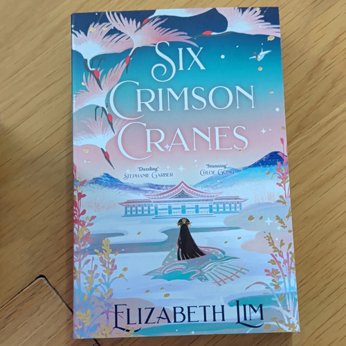 Six crimson cranes by - six, (book