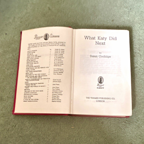 What katy did - katy, susan