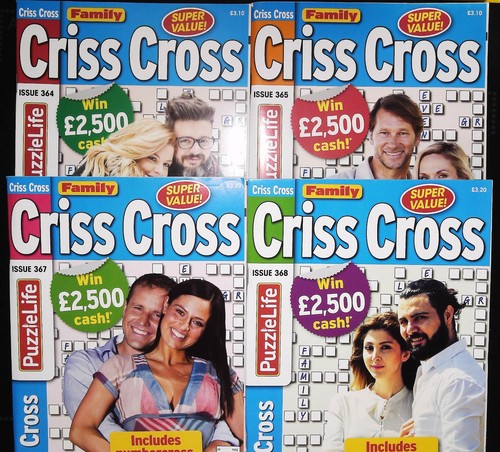 Criss cross puzzle book - x,