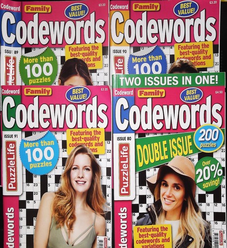 Codeword puzzle books - puzzle,