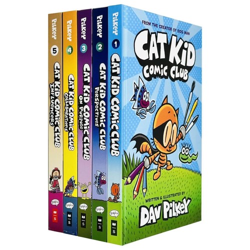 Cat kid books - 1-5, dav